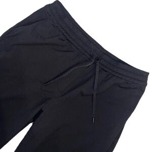 Black LuLulemon Pants with Drawstring Sporty and Office Chic